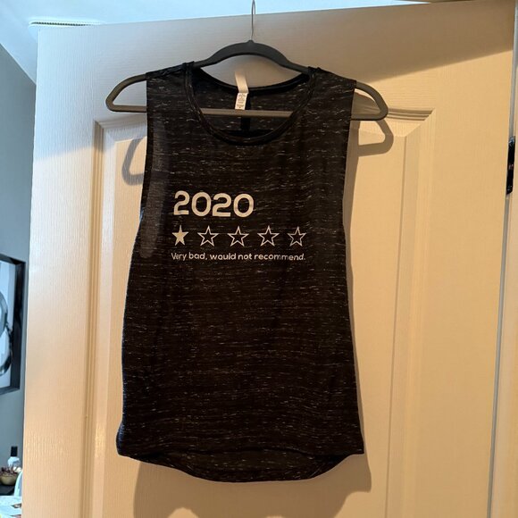Bella Canvas | 2020 1-Star Tank Top | Charcoal Heather | Size: M - Picture 1 of 8